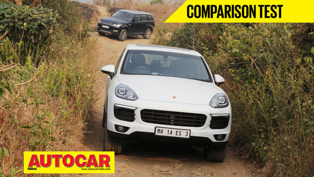 New Porsche Cayenne vs Range Rover Sport video comparison